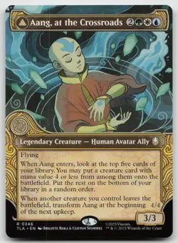 Aang, at the Crossroads (Showcase) R Normal Avatar: The Last Airbender 346 NM - Image 1