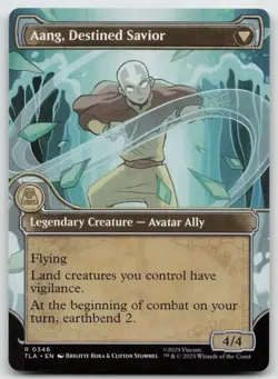 Aang, at the Crossroads (Showcase) R Normal Avatar: The Last Airbender 346 NM - Image 2