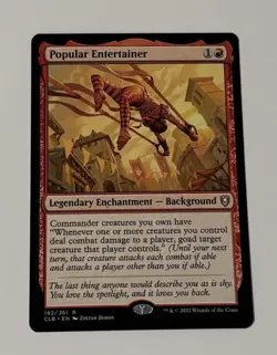 MTG Popular Entertainer - Commander Legends Battle for Baldur's Gate NM - Image 1
