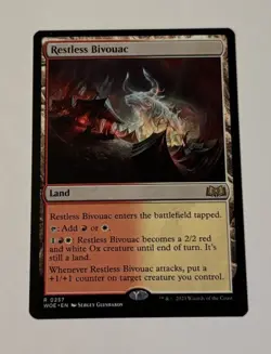 MTG Restless Bivouac - Wilds of Eldraine NM - Image 1