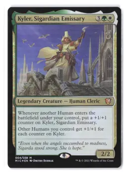 Kyler, Sigardian Emissary 4 MTG MIC NM Foil - Image 1