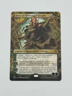 Nissa of Shadowed Boughs (Borderless) MTG Magic Zendikar Rising ZNR Regular NM/M - Image 1