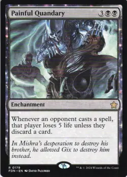 MTG Painful Quandary (179) | NM | Foundations {FDN} - Image 1