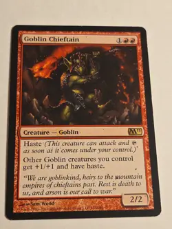 Goblin Chieftain X1 M11 MTG Core Set 2011 - Image 1