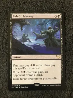 Magic The Gathering MTG - Baleful Mastery - Strixhaven: School of Mages - Image 1