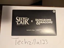 MTG Secret Lair x Dungeons & Dragons: KARLACH'S RAGE Rainbow Foil New Sealed - Image 1