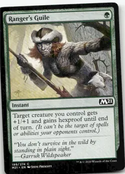 Ranger's Guile, Core Set 2021 #199 MTG - Image 1