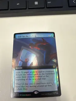 MTG Hide on the Ceiling 0249 Foil (Extended Art) Marvel's Spider-Man NM SPM - Image 1