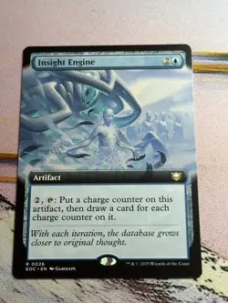 Insight Engine (Extended Art) [Commander Edge of Eternities] NM MTG - Image 1