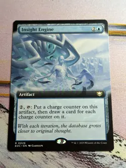 Insight Engine (Extended Art) [Commander Edge of Eternities] NM MTG - Image 3