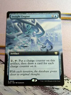 Insight Engine (Extended Art) [Commander Edge of Eternities] NM MTG - Image 4