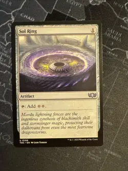 Sol Ring (Near Mint NM) Tarkir: Dragonstorm Commander (TDC) - Image 1