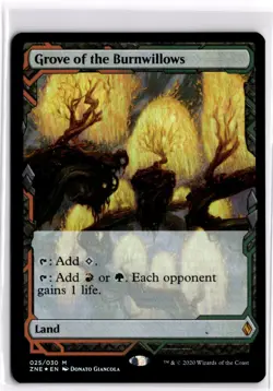 Grove of the Burnwillows Foil Zendikar Expeditions LP x1 MTG Magic the Gathering - Image 1