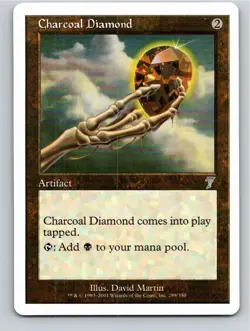 Magic the Gathering Charcoal Diamond 7th Edition MTG Free Shipping! - Image 1