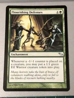 Flourishing Defenses Shadowmoor Mtg NM Cond Pics Included - Image 1