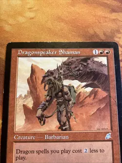 MTG Dragonspeaker Shaman Scourge Moderately Played Red Barbarian!! - Image 3