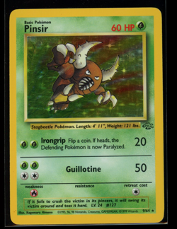 1999 Pokemon Jungle Holo #9 Pinsir - Image 1