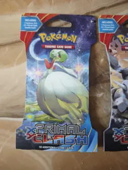 Pokemon Artset Xy Primal Clash Paper Sleeve Sealed Vintage Kyogre Groudon Mint - Image 2