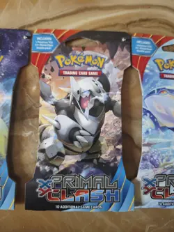 Pokemon Artset Xy Primal Clash Paper Sleeve Sealed Vintage Kyogre Groudon Mint - Image 3
