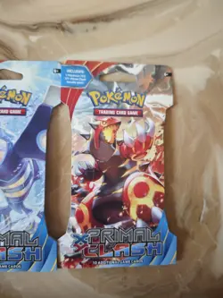 Pokemon Artset Xy Primal Clash Paper Sleeve Sealed Vintage Kyogre Groudon Mint - Image 5
