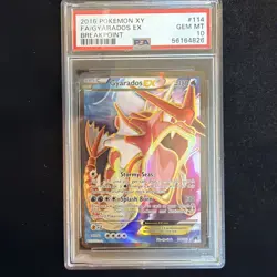 PSA 10 - 2016 Gyarados EX (Full Art) 114/122 Breakpoint Holo Pokemon - Image 1