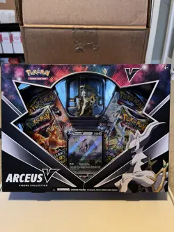 Pokemon TCG Arceus V Figure Collection - FACTORY SEALED W/ Cosmic Eclipse Pack - Image 3