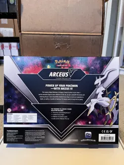 Pokemon TCG Arceus V Figure Collection - FACTORY SEALED W/ Cosmic Eclipse Pack - Image 4