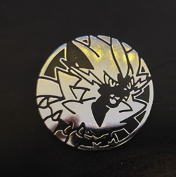 Gold Jumbo Zeraora Official Pokemon TCG coin - Image 2