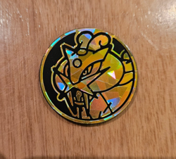 Raikou Cracked Ice Holo Official Pokemon TCG coin - Image 2
