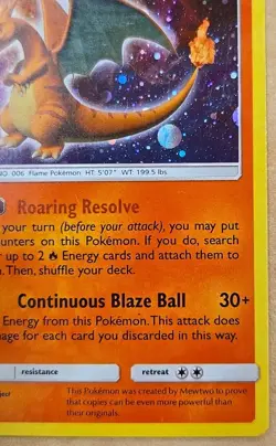 Pokemon TCG Charizard Black Star Promo SM226 Holo Rare Sun And Moon 2019 - Image 4
