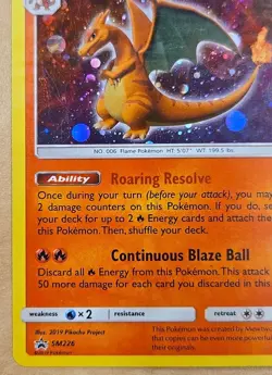 Pokemon TCG Charizard Black Star Promo SM226 Holo Rare Sun And Moon 2019 - Image 5