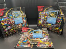 Pokemon TCG Mega Evolution Three Booster Pack Sealed with Promos - Image 1