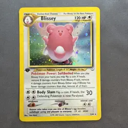 Pokemon TCG Blissey #2 1st Edition Neo Revelation Holo Rare Vintage WOTC- NM++ - Image 1