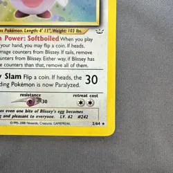 Pokemon TCG Blissey #2 1st Edition Neo Revelation Holo Rare Vintage WOTC- NM++ - Image 4