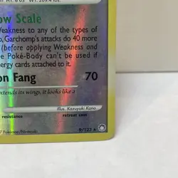 Garchomp Reverse Holo Rare 9/123 Mysterious Treasures 2007 - LP - Pokemon TCG - Image 3