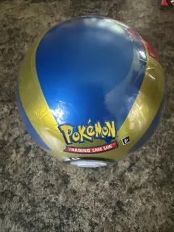 Pokemon TCG Pokeball Tin (Blue & Gold) E22 - New & Factory Sealed - Image 1