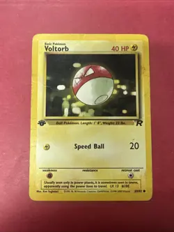 Voltorb - 69/82 - 1st Edition - Team Rocket - (DMG) - Pokemon TCG - Image 1