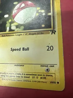 Voltorb - 69/82 - 1st Edition - Team Rocket - (DMG) - Pokemon TCG - Image 4