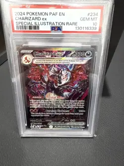 Pokemon Charizard ex Paldean Fates Special Illustration Rare #234 PSA 10 - Image 1