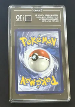 Pokemon TCG Arceus & Dialga & Palkia GX #220 Cosmic Eclipse Sun & Moon TAG 10 - Image 5