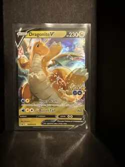 Pokemon TCG Dragonite v and Dragonite VSTAR SWSH235/SWSH236 Near Mint Condition - Image 1