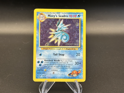 Misty's Seadra - Holo Pre-Release Stamp - 9/132 Gym Heroes - Pokemon TCG - 2000 - Image 1