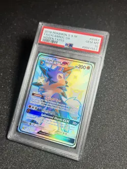 PSA 10 Pokemon TCG Shining Fates Shiny Vault - Shiny Holo #SV67 - LYCANROC GX - Image 1