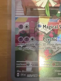 Pokemon TCG Scarlet & Violet Base Set Full Art Holo Rare Kirlia 212/198SV01 - Image 4