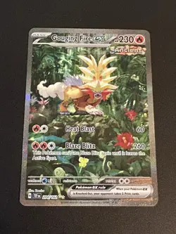 Pokemon TCG Temporal Forces 204/162 Gouging Fire EX Special Illustration - NM - Image 1