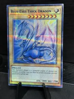 Yu-Gi-Oh! TCG Blue Eyes Thick Dragon Custom Starlight - Image 1