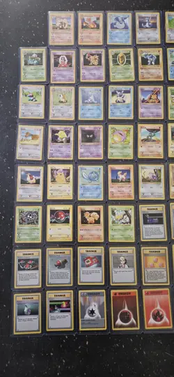 Pokemon Shadowless Base Set Complete Common Uncommon Set LP/MP WOTC Vintage Card - Image 2