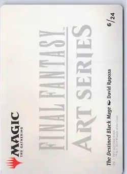 The Destined Black Mage Scene Art Card S Art Series: FINAL FANTASY 6 NM - Image 2