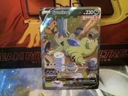 Pokemon TCG Tyranitar v Full Art Holo Rare Alternate Card 155/163 Battle Styles - Image 1