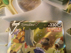 Pokemon TCG Tyranitar v Full Art Holo Rare Alternate Card 155/163 Battle Styles - Image 4